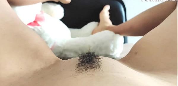  Stepmom Masturbates Hairy Wet Pussy